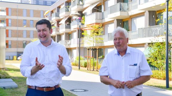 Besuch Oberbürgermeister „Am Alsterplatz“