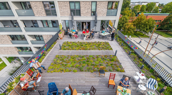 Dachterrasse am Alsterplatz eingeweiht